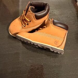 Timberland Kids Brown Leather Boots